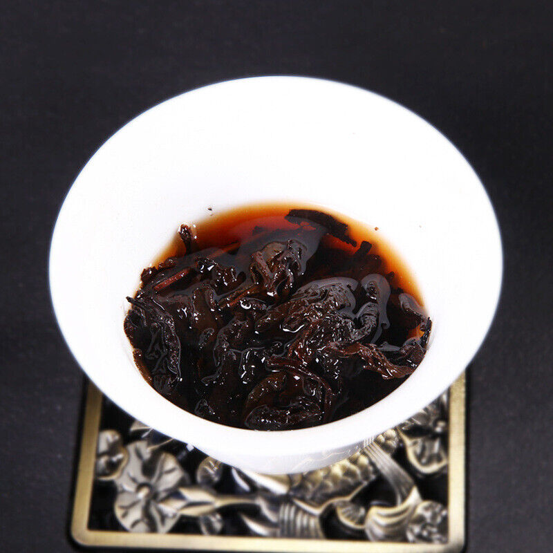 250g Pu-Erh Ripe Tea Purple Bud Fermented Tea Brick Top-Grade Black Tea