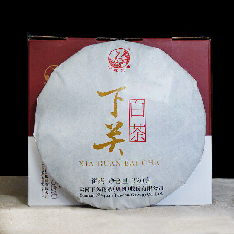 HelloYoung 320g/Box Jinggu Moonlight Pu'er Tea XIA GUAN BAI CHA Dali White Tea Cake Tea