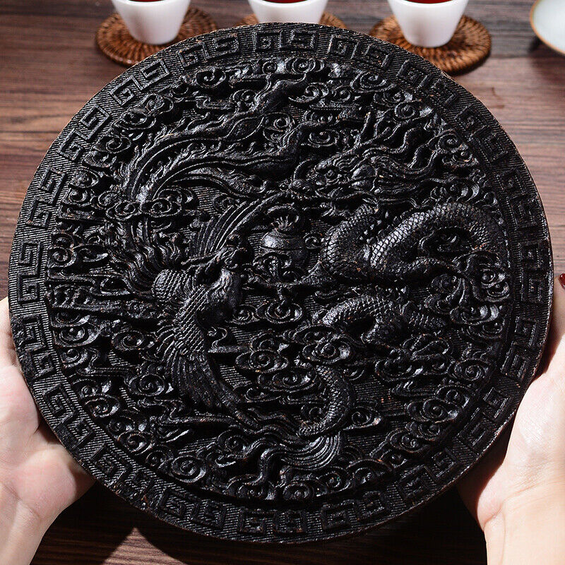 HelloYoung Black Tea Cake Aged Wuyi Mountains Da Hong Pao Dragon Phenix Big Red Robe Tea