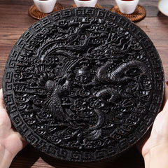 HelloYoung Black Tea Cake Aged Wuyi Mountains Da Hong Pao Dragon Phenix Big Red Robe Tea