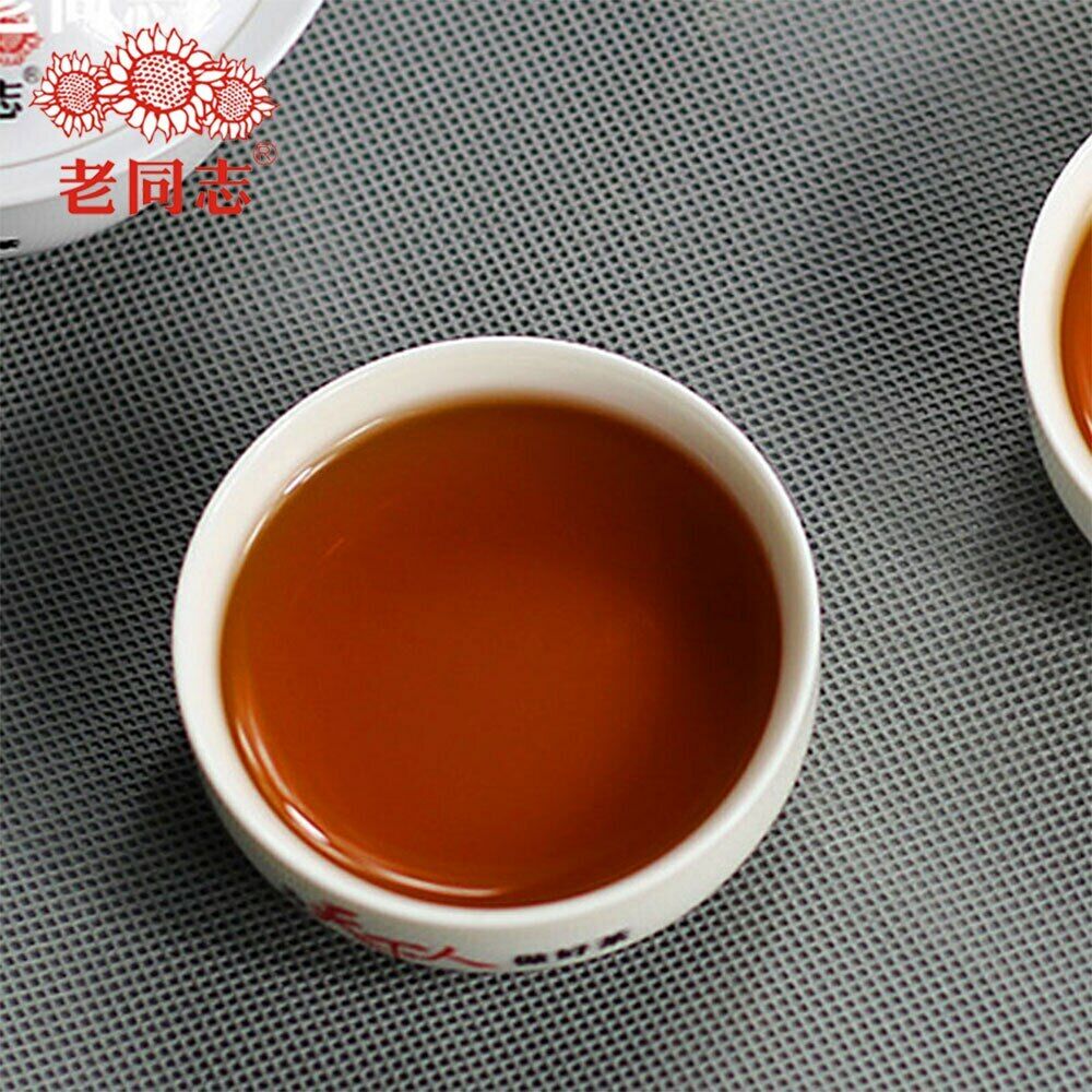 357g Ripe Puer Haiwan  15th Anniversary Fifteen Chen Xiang Pu-erh Tea Cake