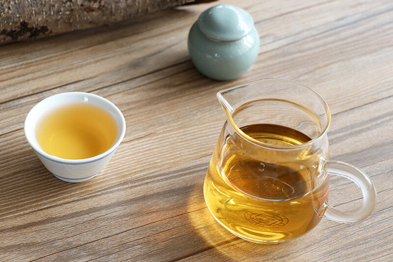 Milestone Green Cake * 2017/2018 BA JIAO TING Liming Pu'er Tea Raw Puer Tea 357g