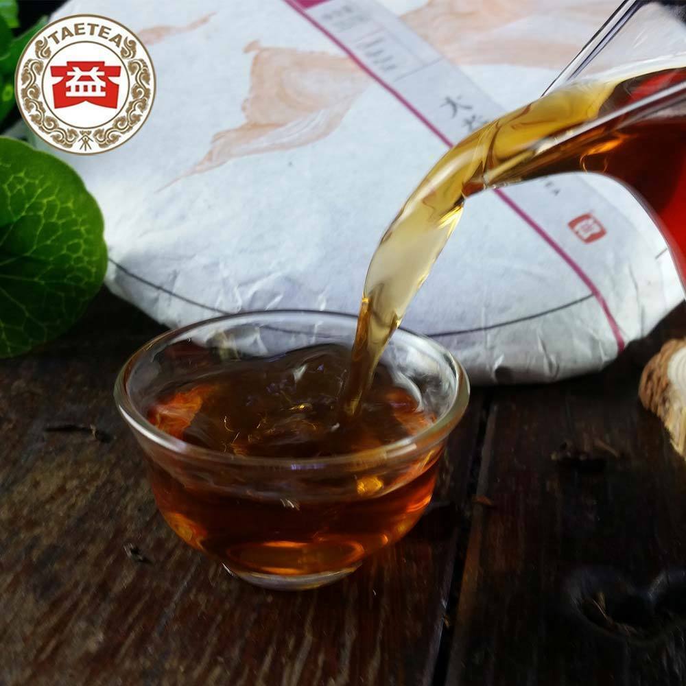 HelloYoung 100% Authentic yr TAETEA Pu'er 7592 Shu Puerh Cake Ripe Puer Tea 357 g