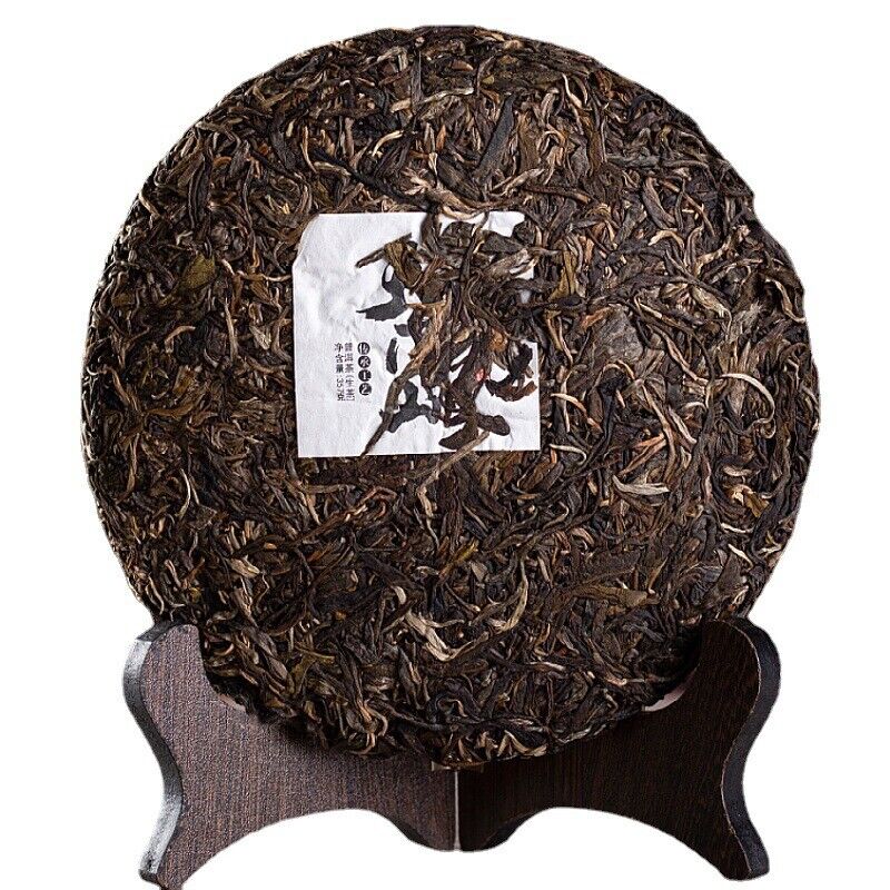 Yiwu Raw Puerh Tea Cake Tianmen Mountain Aobor Pu-erh Shengcha Pu'er Tea 357g