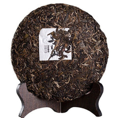 Yiwu Raw Puerh Tea Cake Tianmen Mountain Aobor Pu-erh Shengcha Pu'er Tea 357g