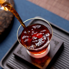 7572 Menghai Dayi Puer Tea Cake357g TAETEA Ripe Pu-erh Yunnan Ancient Tree Pu'er