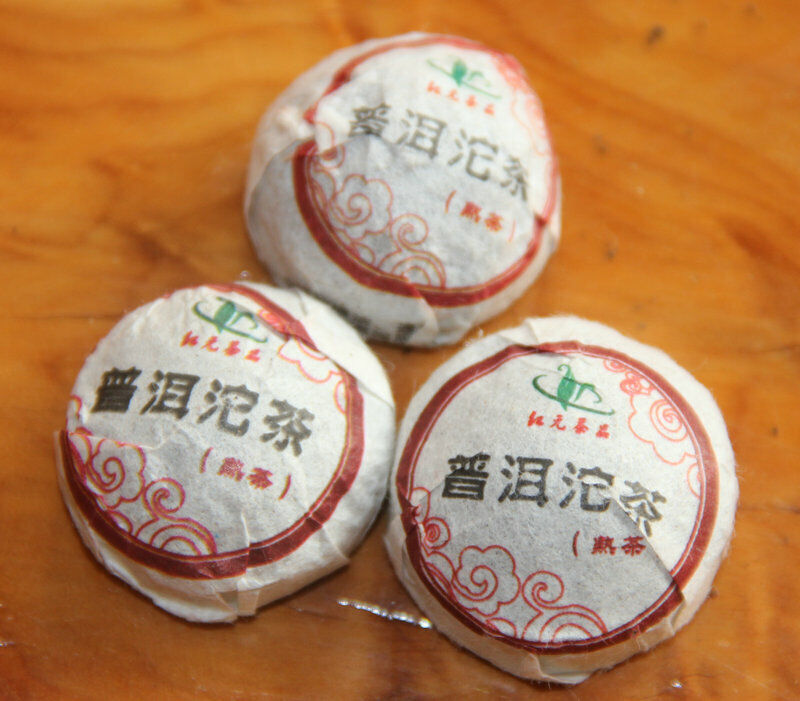 Natural Ripe Black Pu-Erh Tea Specialty Tea Chinese Puer Tea Mini Tuocha  200g
