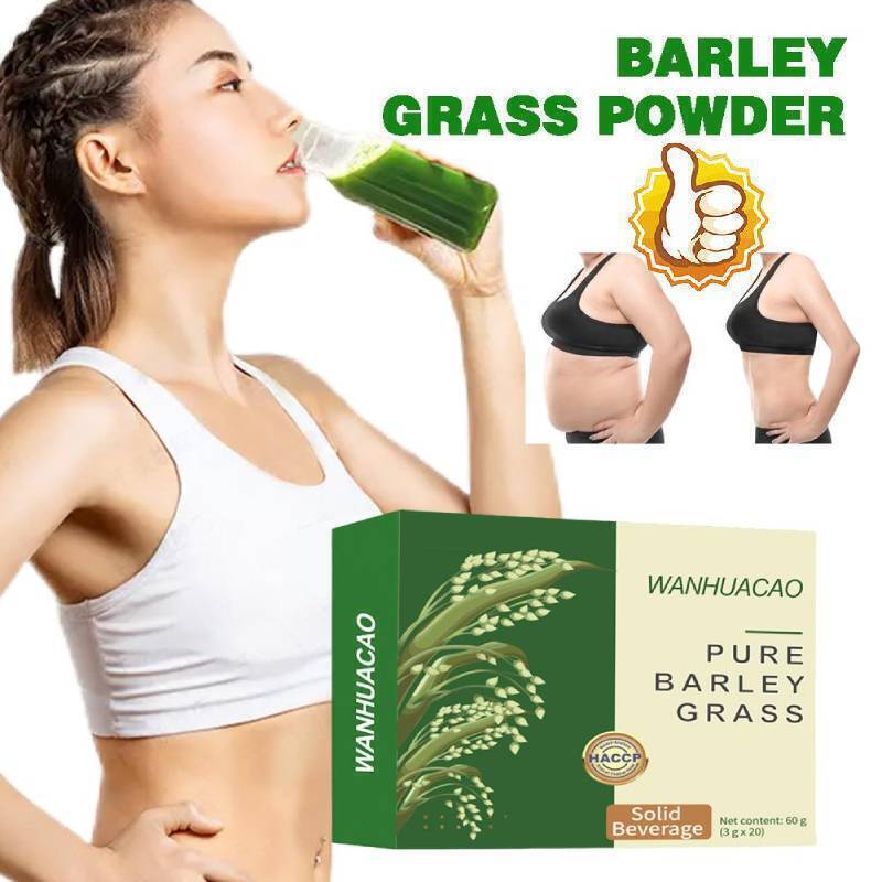 3X HELLOYOUNG Barley Grass Powder Pure & Organic, Pure Organic Barley