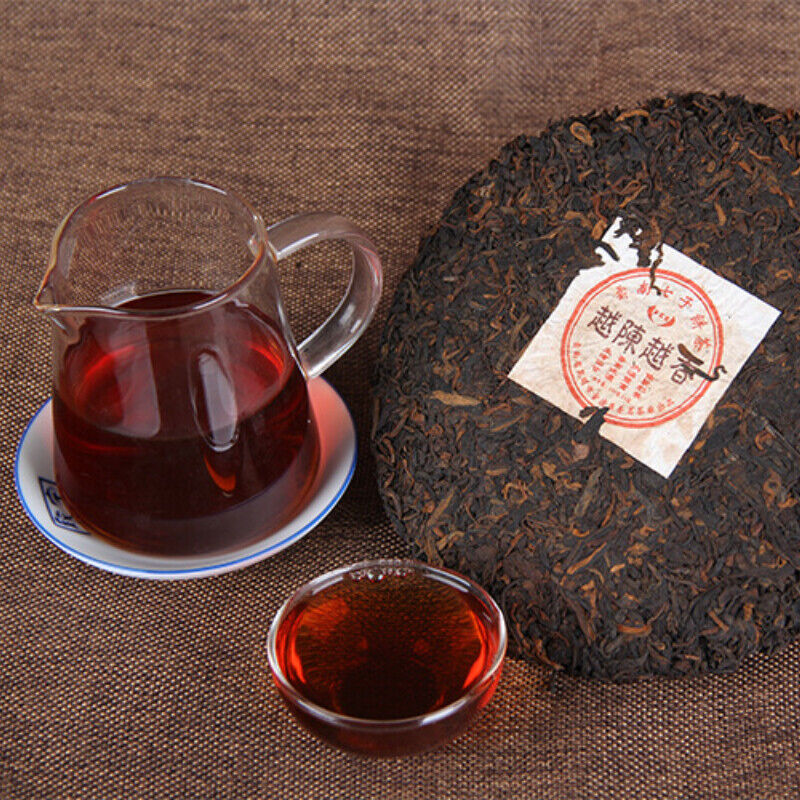 357g Golden Bud Puerh Tea Cake High Quality Yunnan Pu'er Black Tea Gift Tea