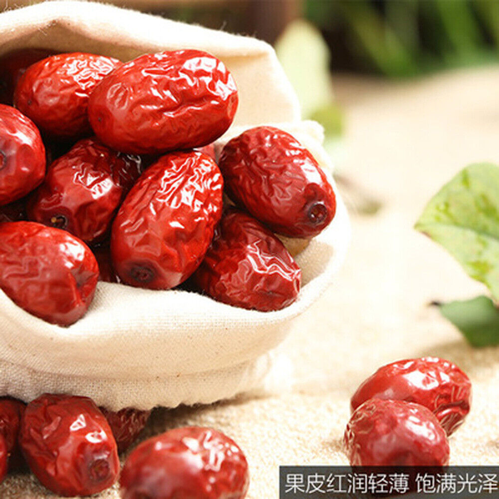HelloYoung 100% Natural Nutrients 500g Chinese Red Dates Sun-dried Organic Rich Health Food