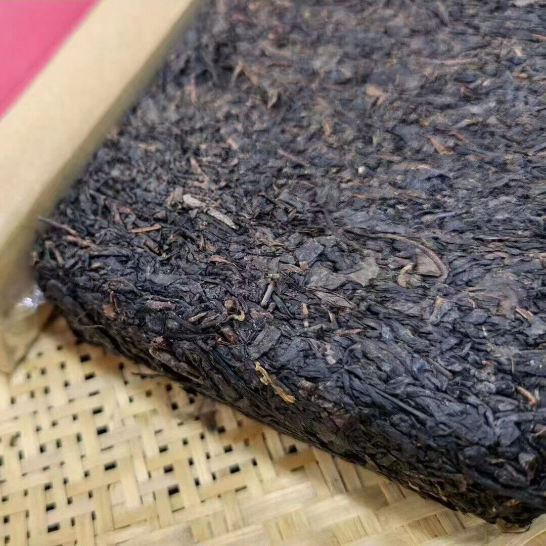 500g Yunnan Old Pu-erh Tea Brick Zijuan Flower Cooked Puerh Tea Aged Pu'er