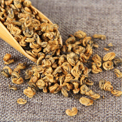 HelloYoung TeaYunnan Golden Spiral Chinese Black Tea Dianhong Red Single Bud Red Tea 250g