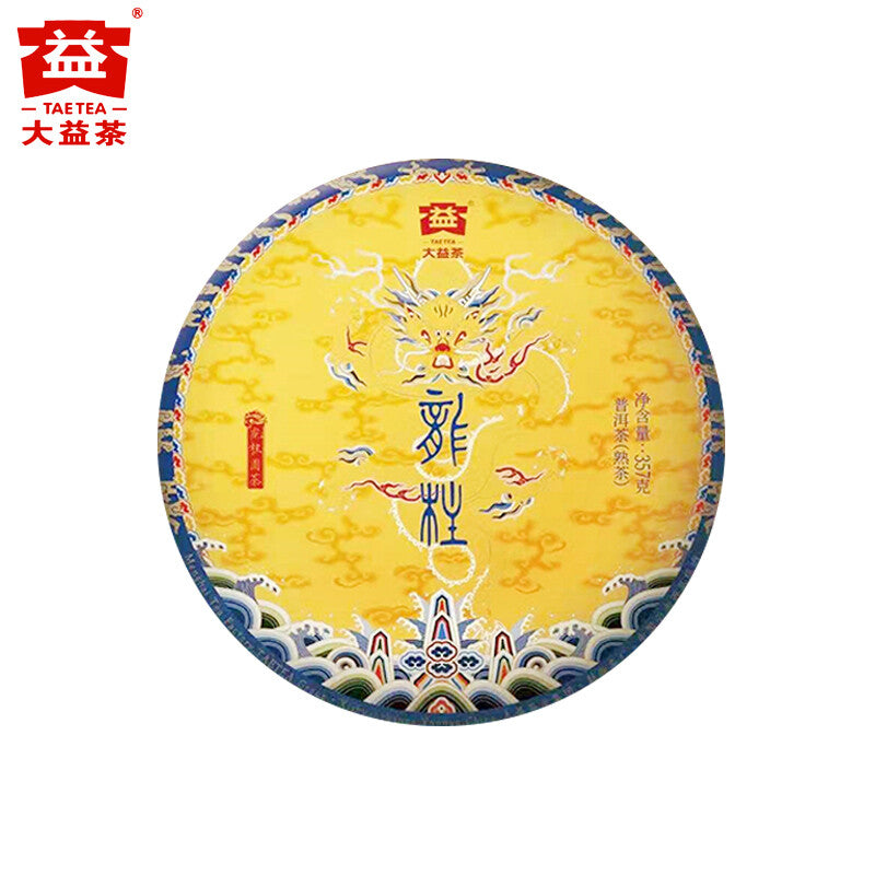 Dragon Pole * TAETEA Menghai Dayi Pu-erh Tea Ripe Puer Shu Cake 357g 2101