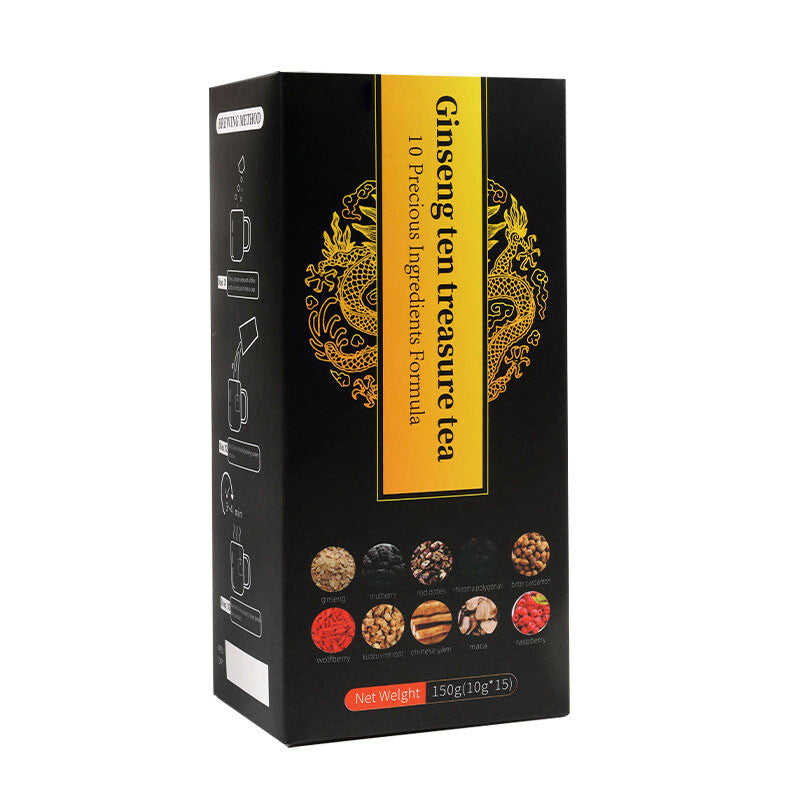 Ginseng Six Treasure Tea Kidney Liver Red Date Tea Health Support