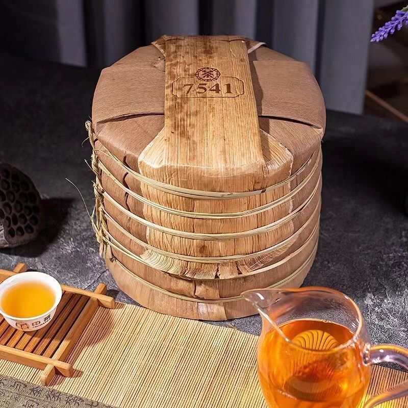 CHINATEA Brand Classic 7541 Pu-erh Tea Cake 2021 357g Zhongcha Raw Pu'er Puer
