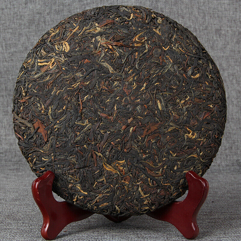 357g Red Black Tea Cake  Yunnan Old Tree Black Chinese Tea Dianhong Feng Qing