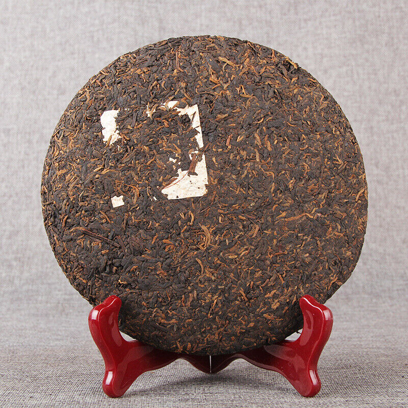 Organic Menghai Chen Xiang Ripe Puer Tea Long Yuan Hao Mellow Old Puer Tea 380g