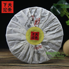 HelloYoung /Xiaguan Aged Puer Tea Iron Cake Gao Yuan Chen Sheng Puerh 357g