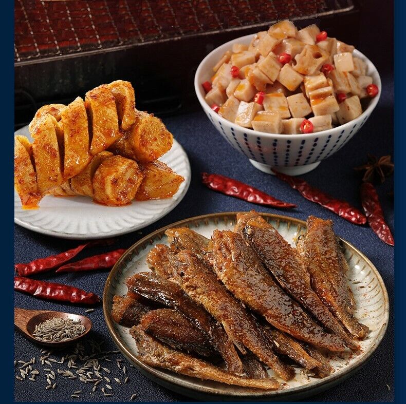 Chinese Snack box 40PCS Asian korean japanese local specialty duck neck surprise