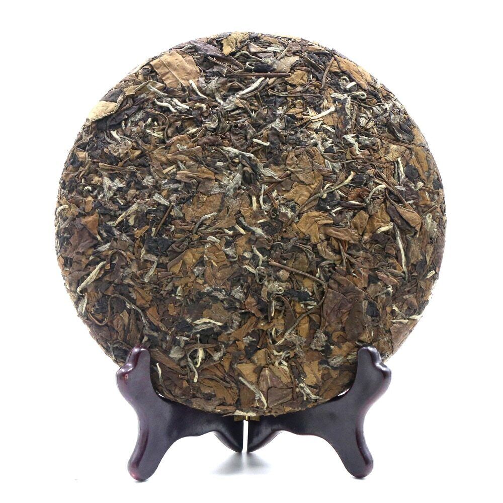 HelloYoung Fujian White Tea ShuangHe Old Bai Cha Tea Cake 300g