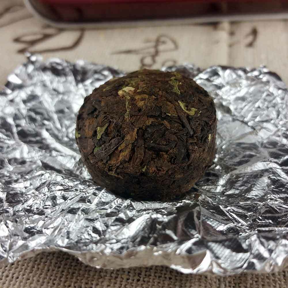 HelloYoung /Glutinous Rice Ripe Mini Puer Puerh Tea Shu Puerh Tuocha Gift Pack 75g