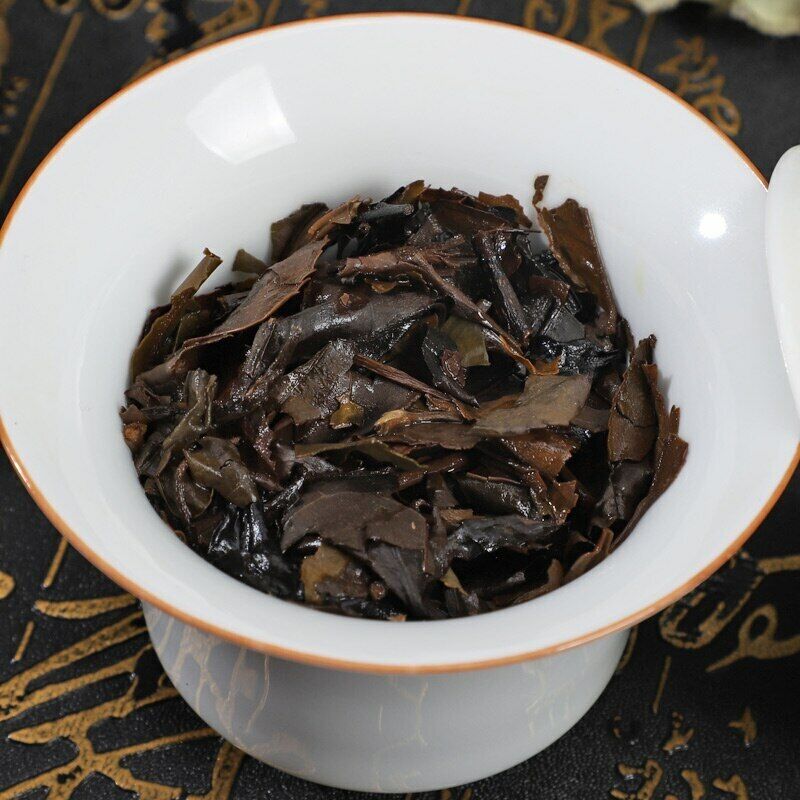 350g Fuding High Mountain Bai Cha Cake Shou Mei Premuim Wild Aged White Tea