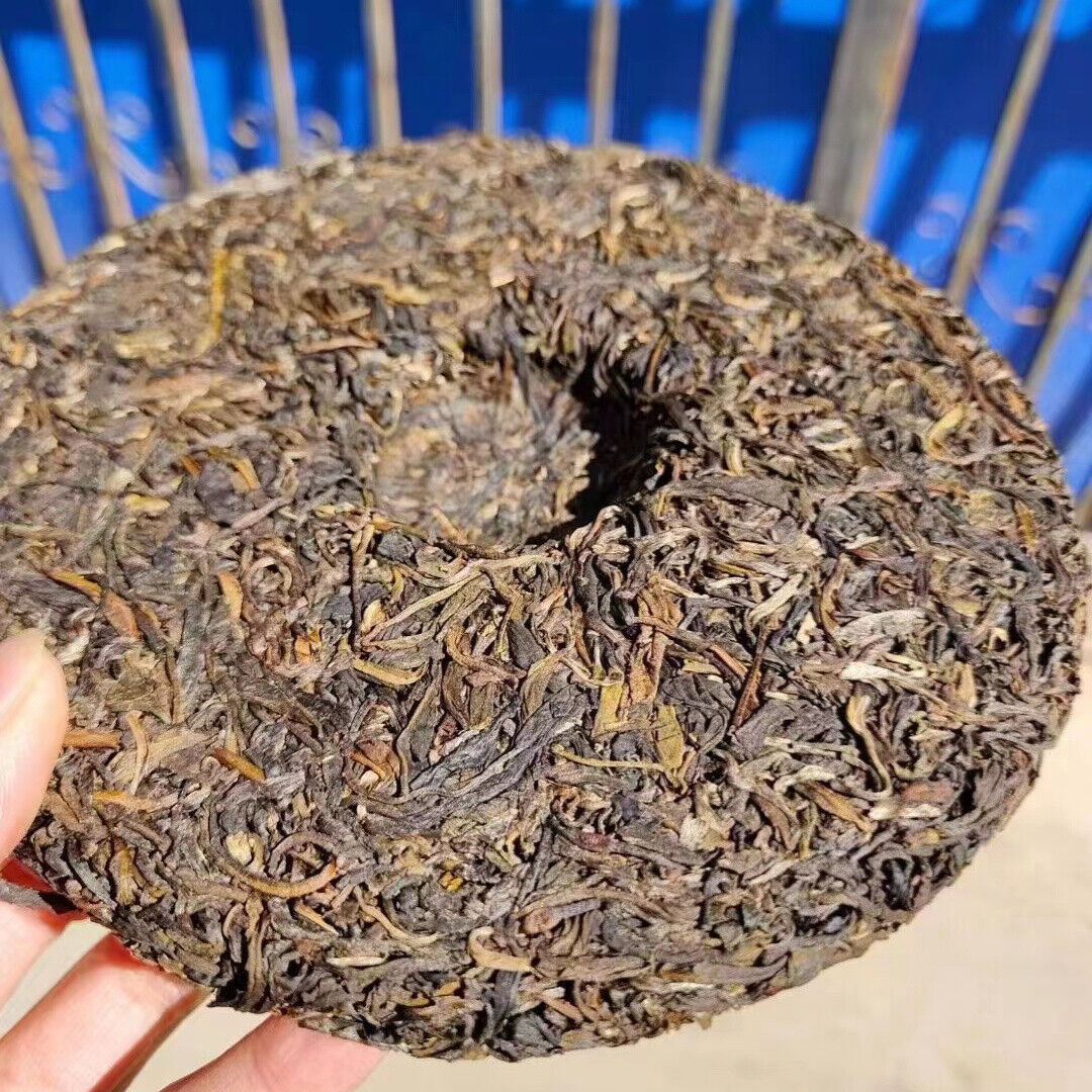 357g Yunnan Aged Pu'er Raw Tea Cake Songpinhao Raw Pu-erh Cake Tea Old Puerh Tea