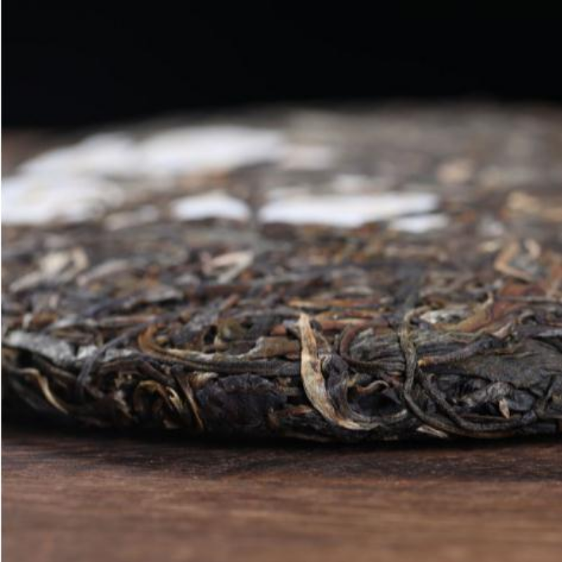 357g Menghai Pu'er Ripe Tea Hualiangzhuzi Puerh Cooked Tea Cake Old Pu-erh Tea