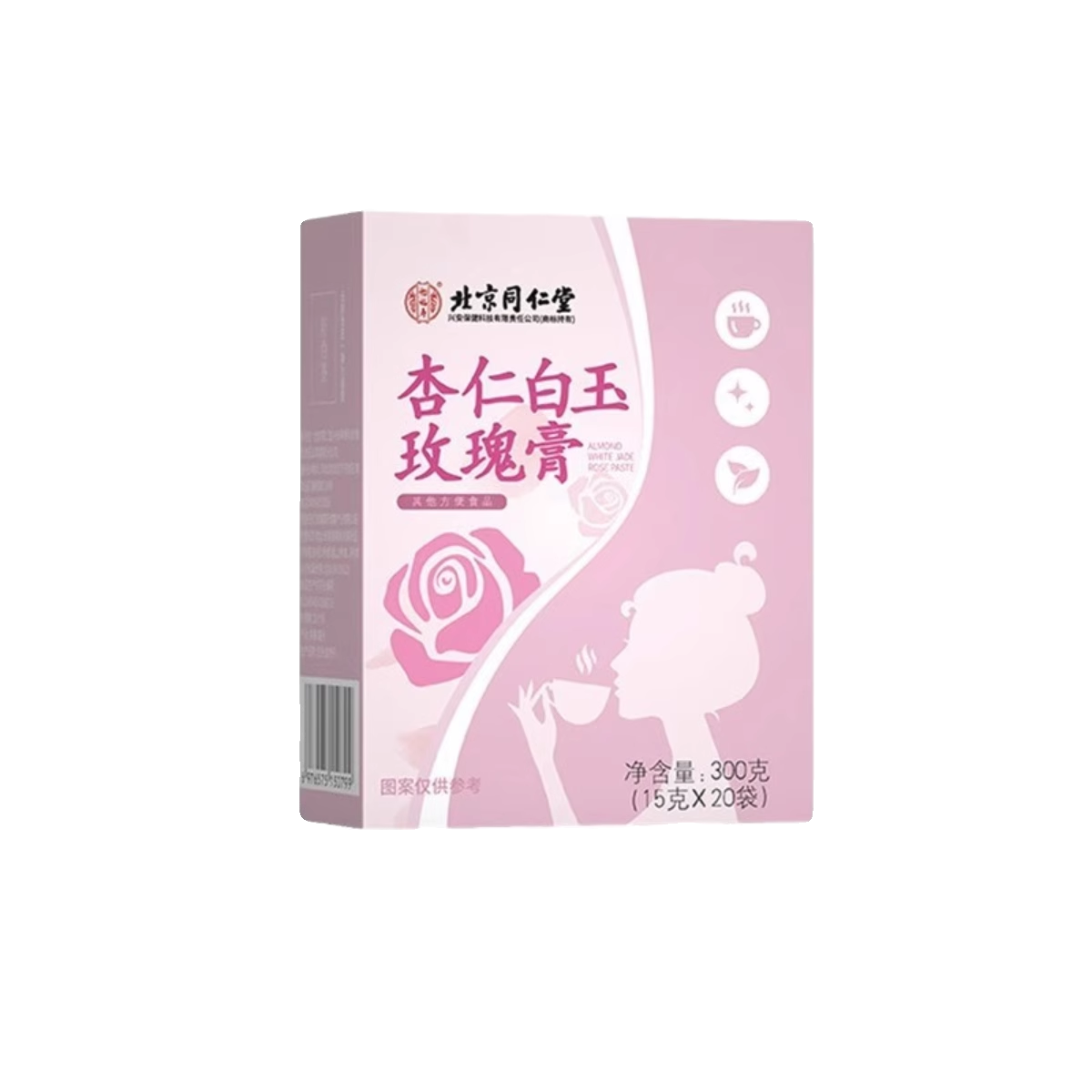 300g TongRenTang Almond White Jade Rose Cream 同仁堂杏仁白玉玫瑰膏300g/盒 甄选草本原料 美白膏 NEW