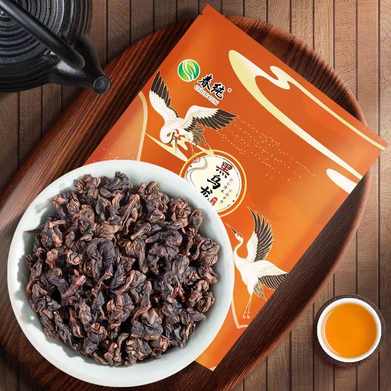 250g Oil Cut Black Oolong Tea Anxi Black Oolong Tea Chinese Black Tea Benefits