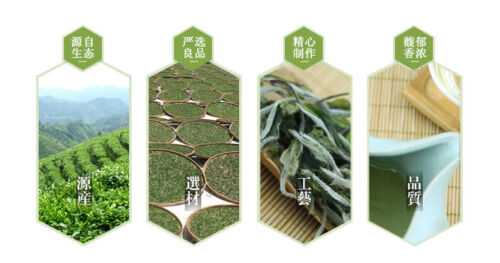 HelloYoung 300g Organic Fuding Gong Mei Tribute Eyebrow High Mountain White Tea Shou Mei