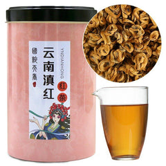 HelloYoung Fengqing Dian Hong Huang Jin Luo Golden Dianhong Yunnan Balck Tea 250g/can